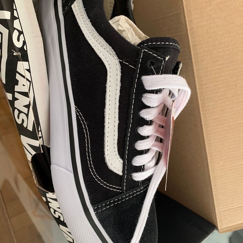 Tenis vans preto hot sale replica