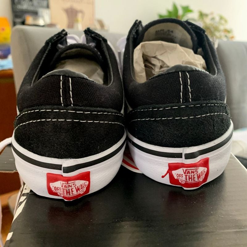 Tenis vans preto feminino hot sale replica