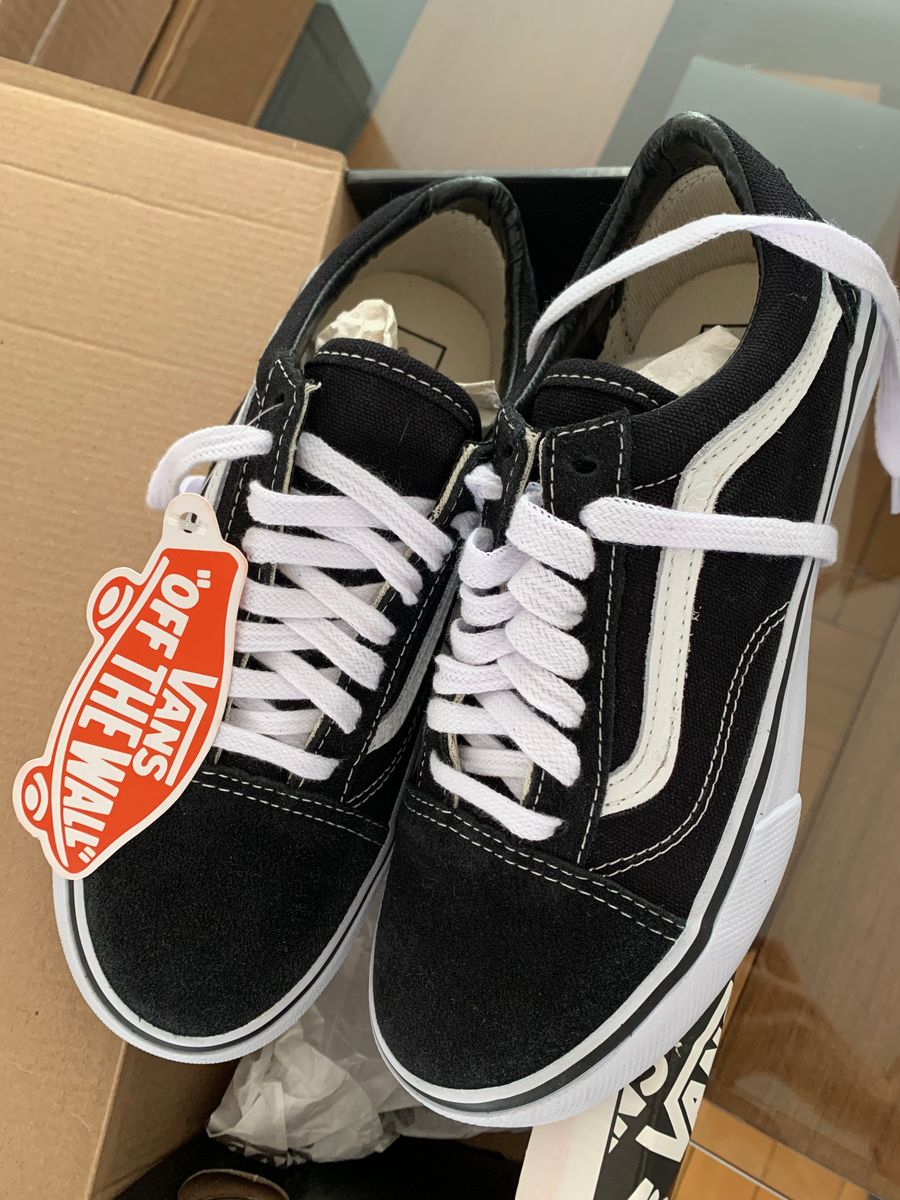 vans old skool preto original vs fake