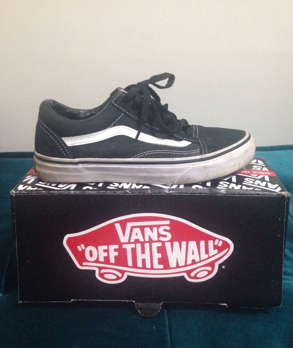 tenis vans off the wall preto