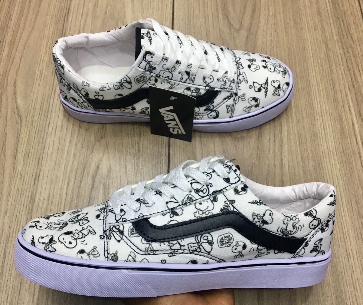 tenis vans old skool snoopy