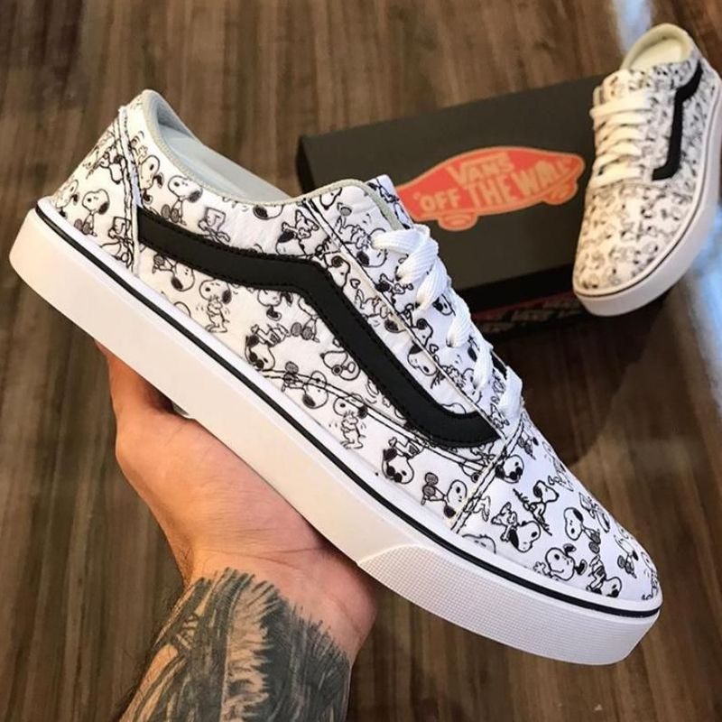 Vans 2024 snoopy branco