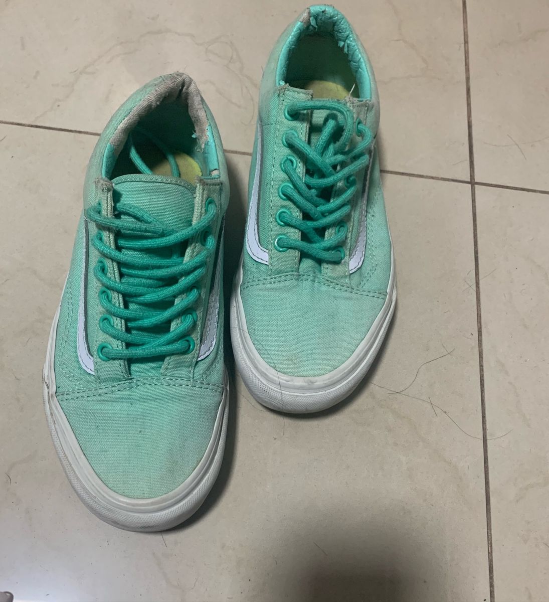 Vans old skool verde cheap agua