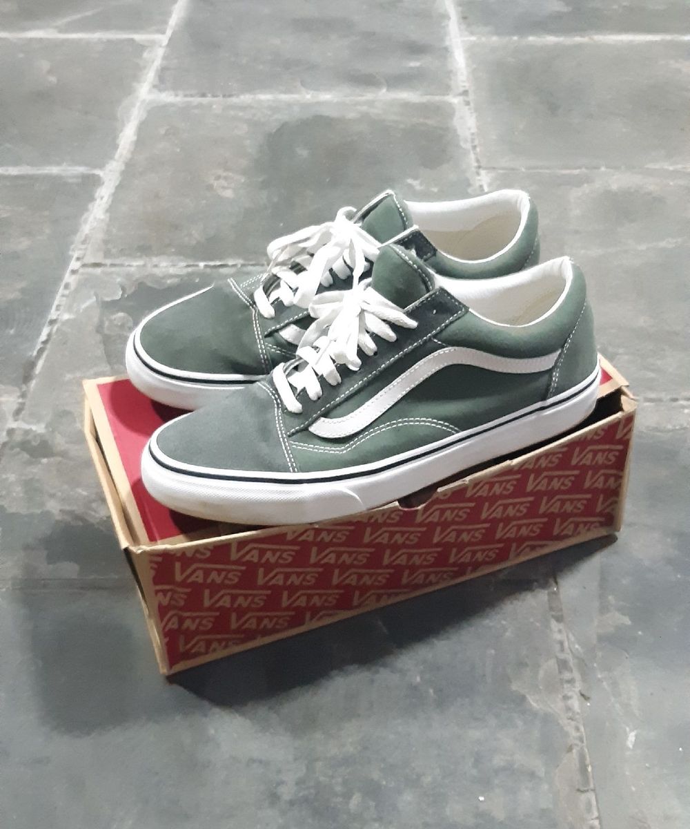 Vans verde militar hot sale