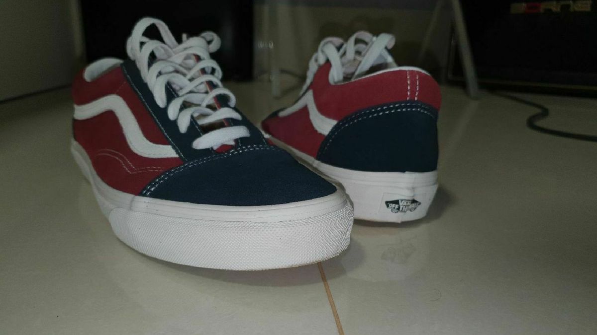 vans old skool vermelho escuro