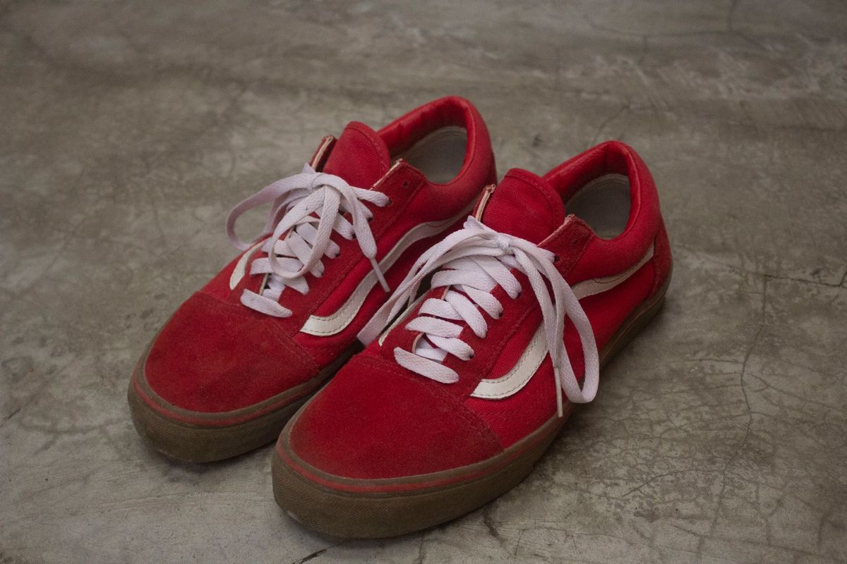 Vans old skool vermelho hot sale original