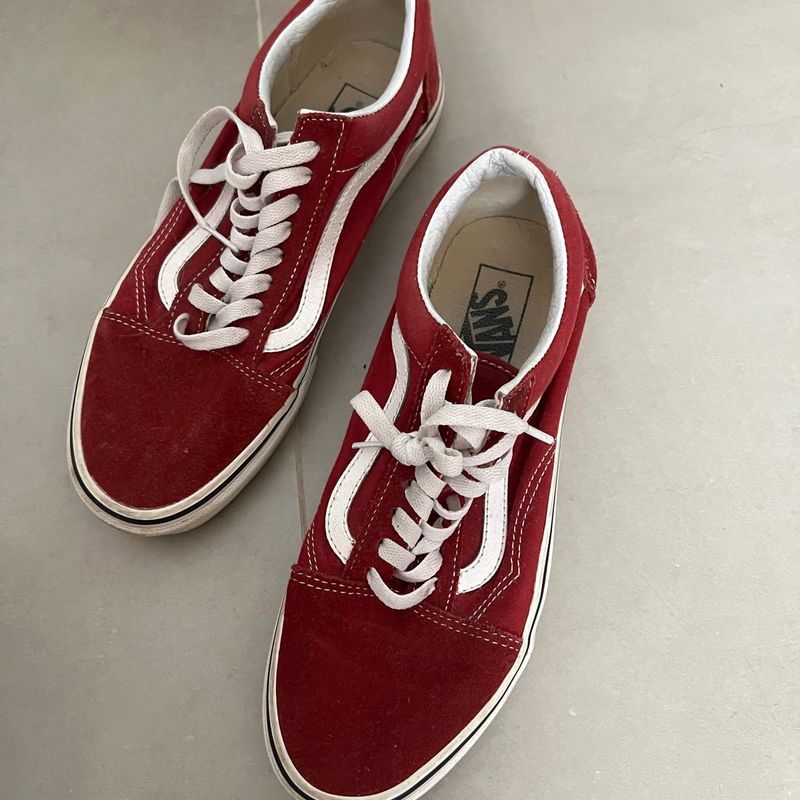 Vans old store skool vermelho vinho