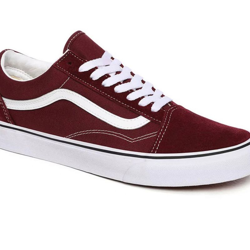 Vans hot sale vermelho vinho