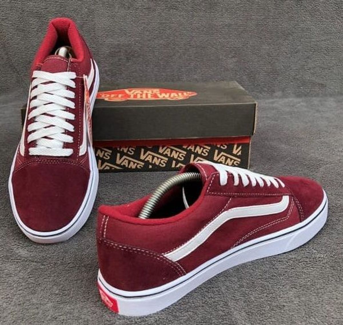 old school vans vinho