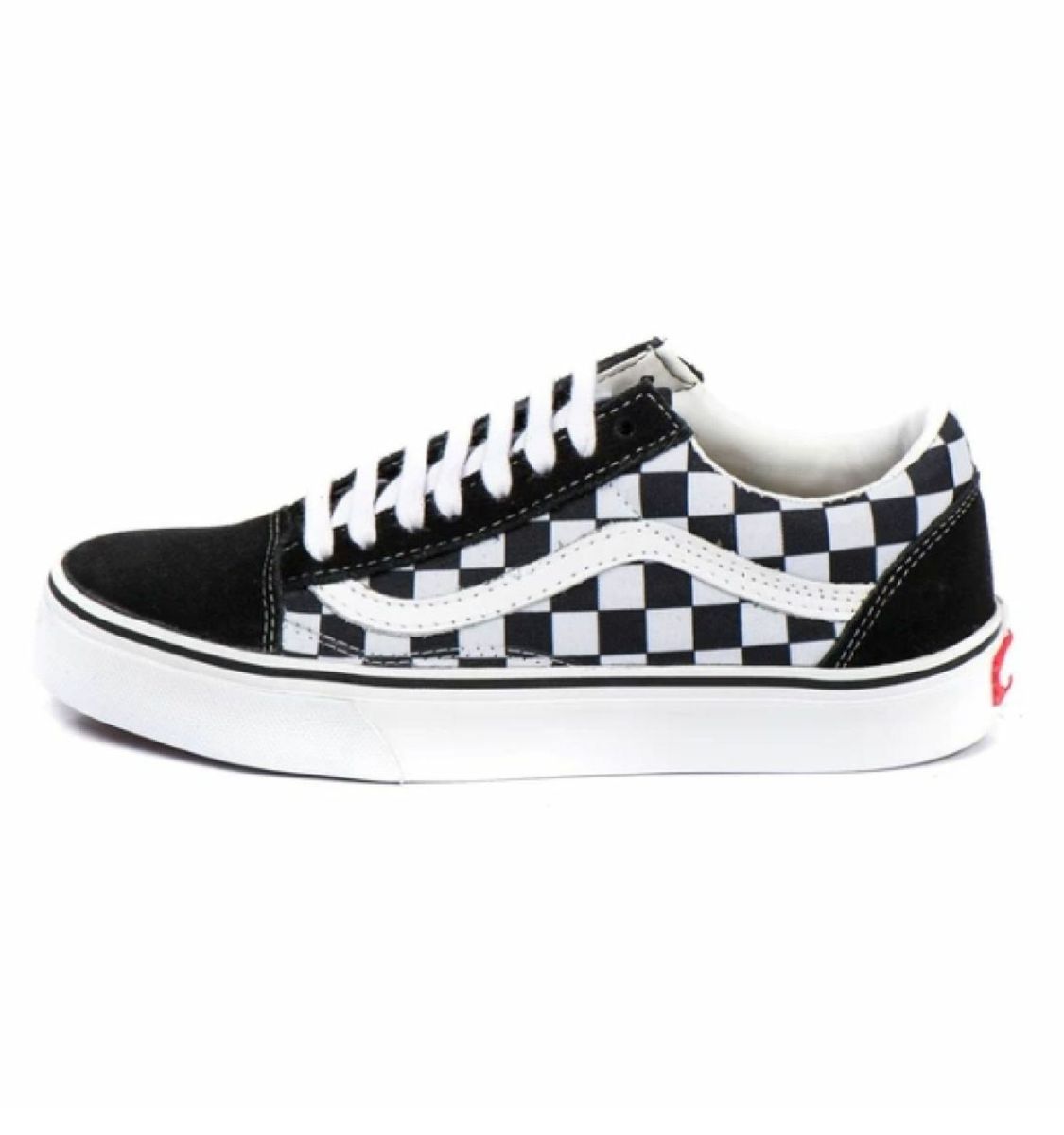 tenis vans feminino xadrez