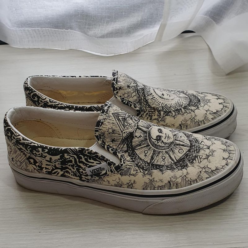 Vans Ouroboros Slip-On Tênis Feminino Vans Usado 96645104 enjoei