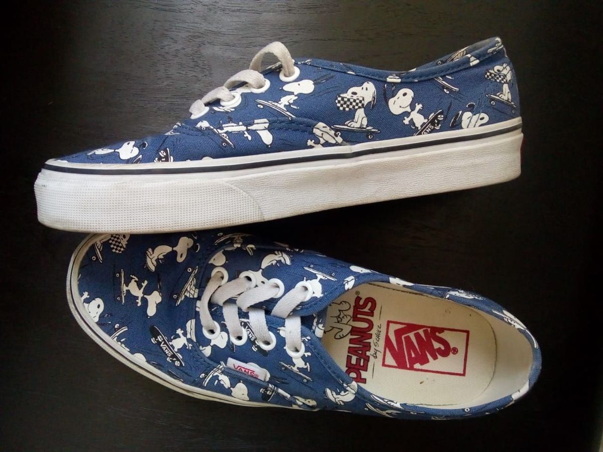 vans snoopy azul