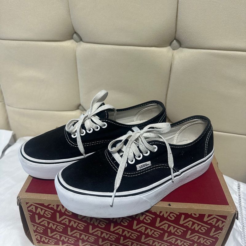 Vans cheap plataforma 37