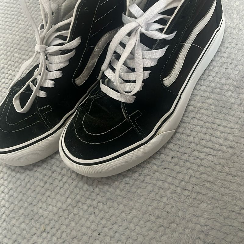 Cano Alto Tenis Vans Plataforma Feminino Vans Tênis Feminino Sk8