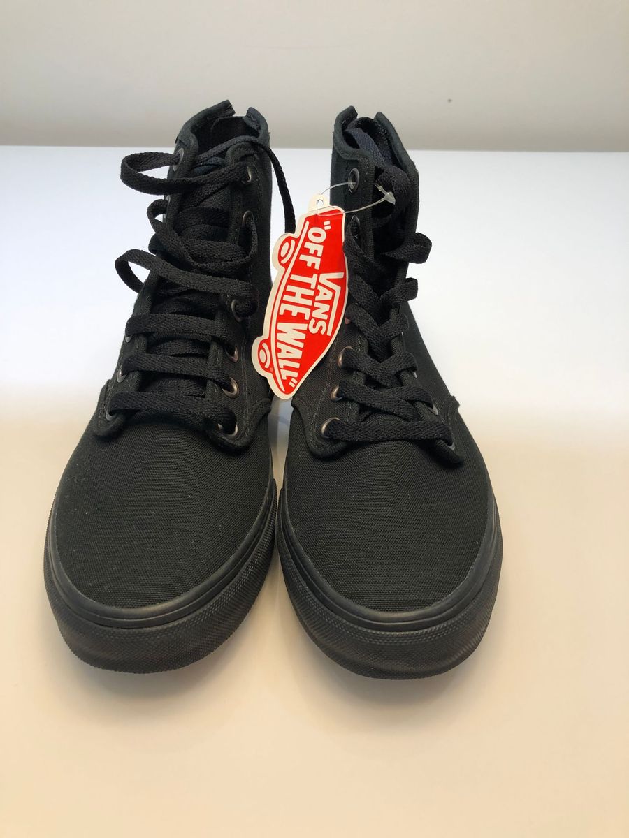 vans preto cano medio