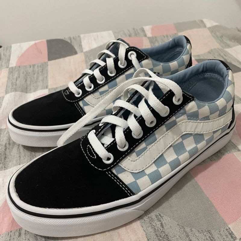 Vans store quadriculado azul