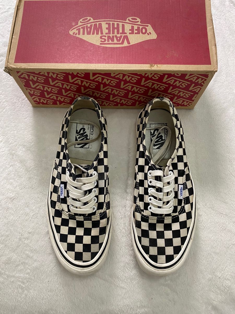 Vans Quadriculado Masculino Authentic T nis Masculino Vans Usado 91591565 enjoei