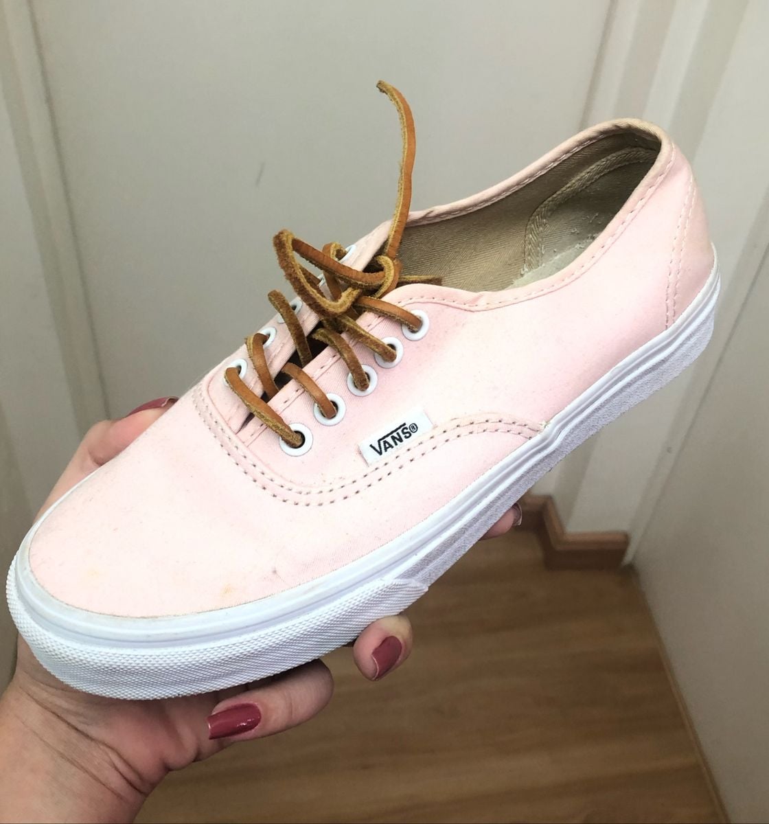 vans rosa bebe original