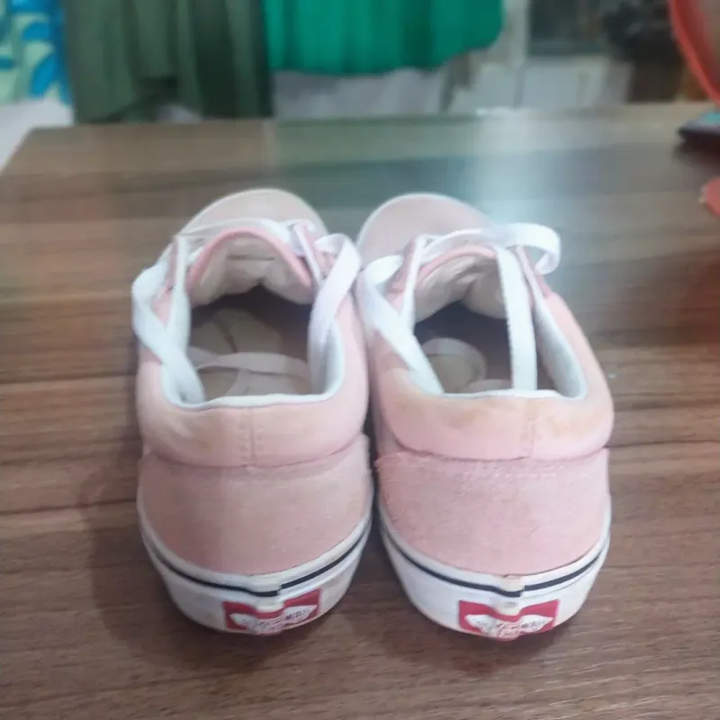 Tenis da clearance vans rosa bebe