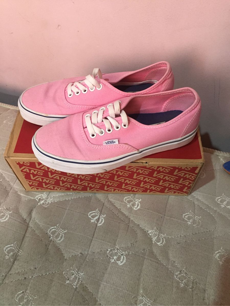 tenis vans feminino rosa bebe