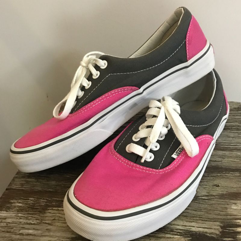 Vans Cinza & Rosa | Tênis Feminino Vans Nunca Usado 2281890 | enjoei