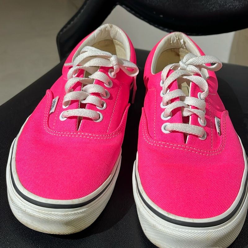 Vans Rosa Fluorescente Vans Usado 104551740 enjoei