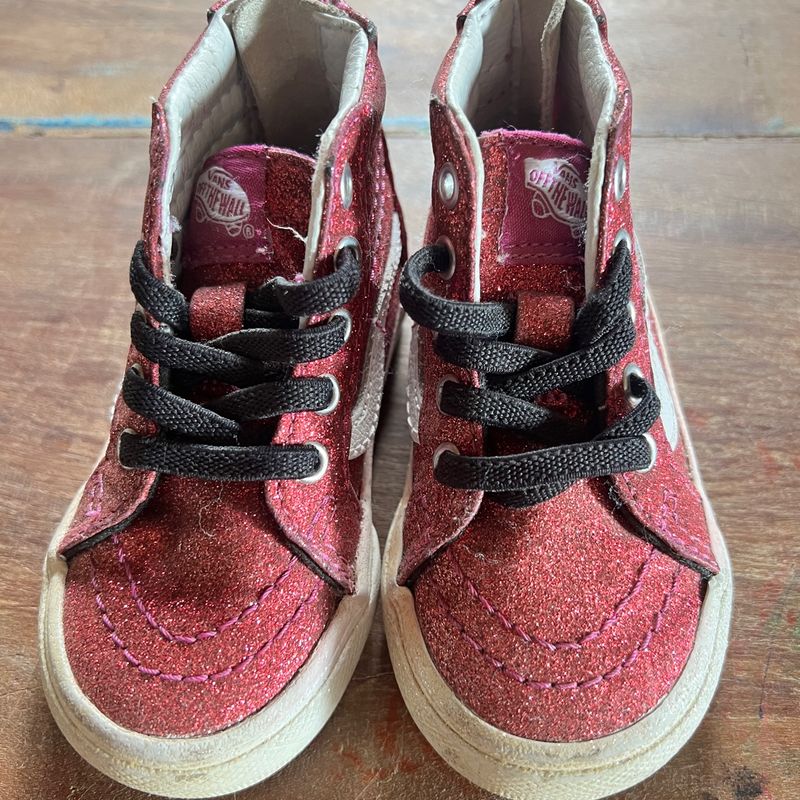 Vans rosas outlet vermelhas