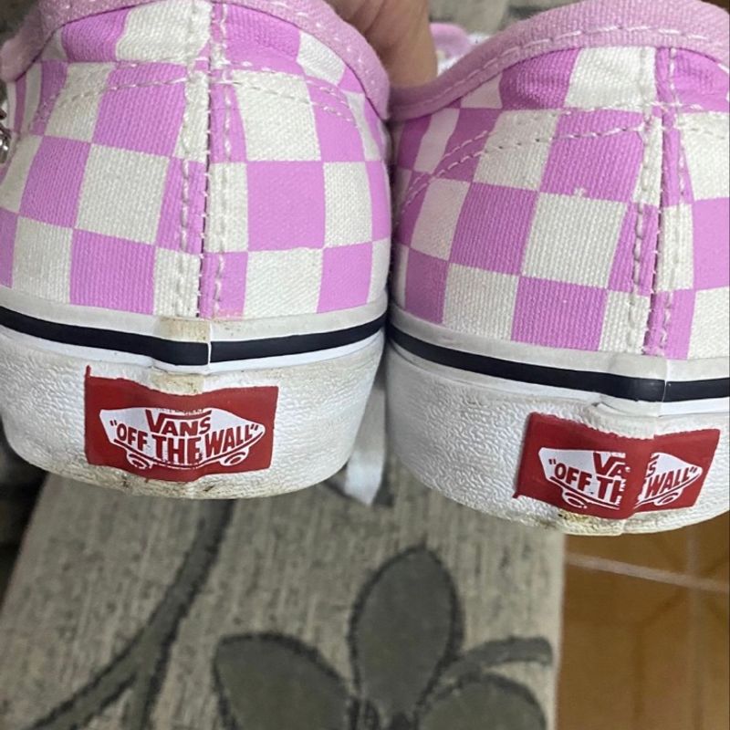 Vans hotsell quadriculado rosa