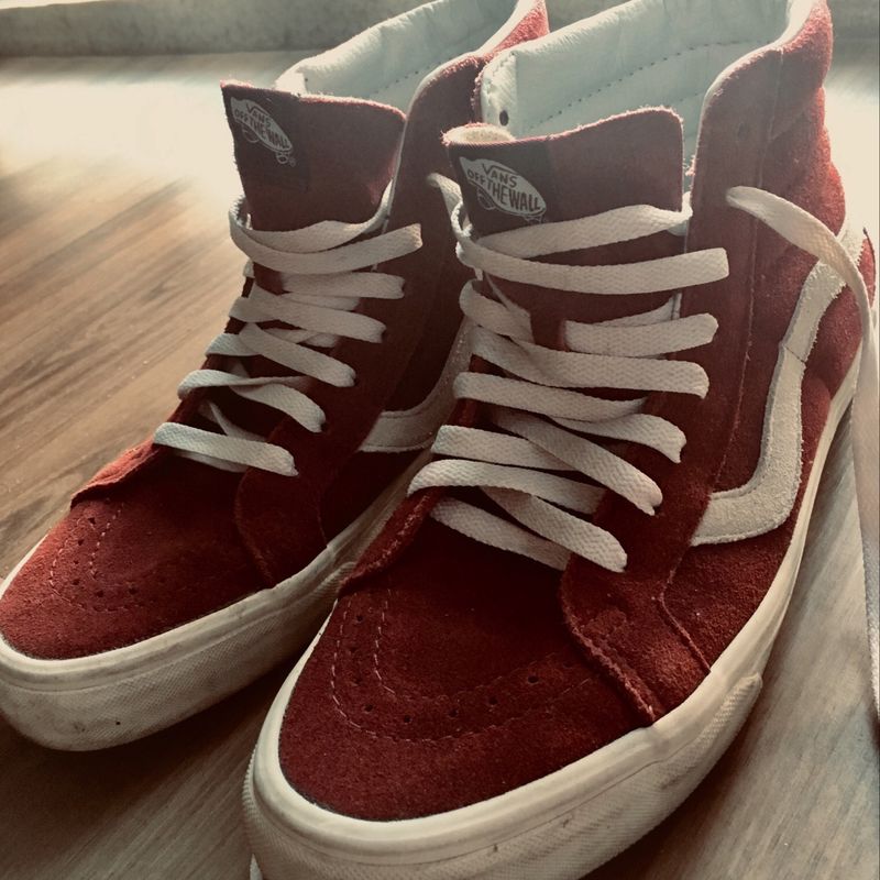 Vans sk8 hi store bordo