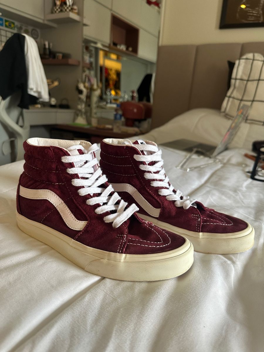 Vans Ward Zapatillas Vans Burdeo Hombre Tênis Vans Sk8 Vans Bordo
