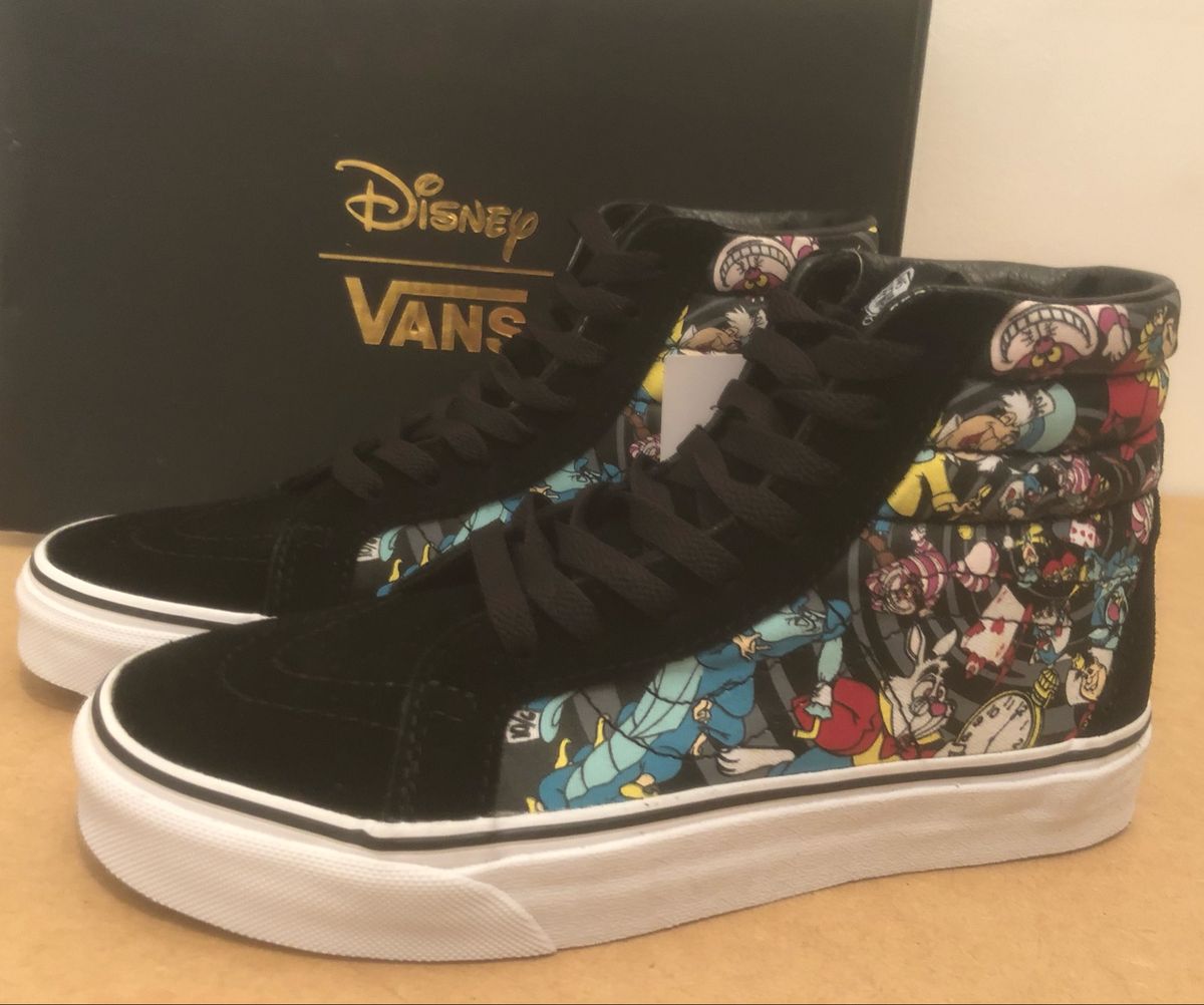 vans alice no pais das maravilhas