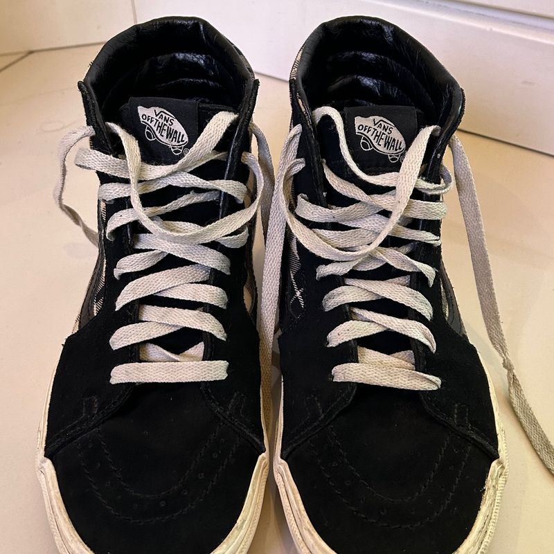 Vans Sk8-Hi Quadriculado Old Skool Cano Alto Vans Usado