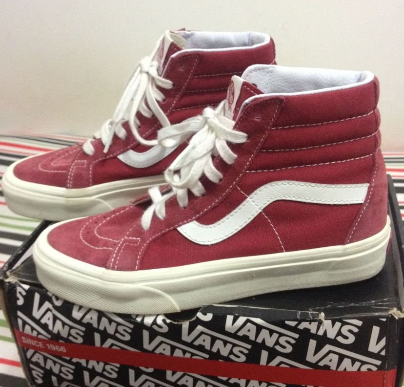 vans sk8 hi tibetan red