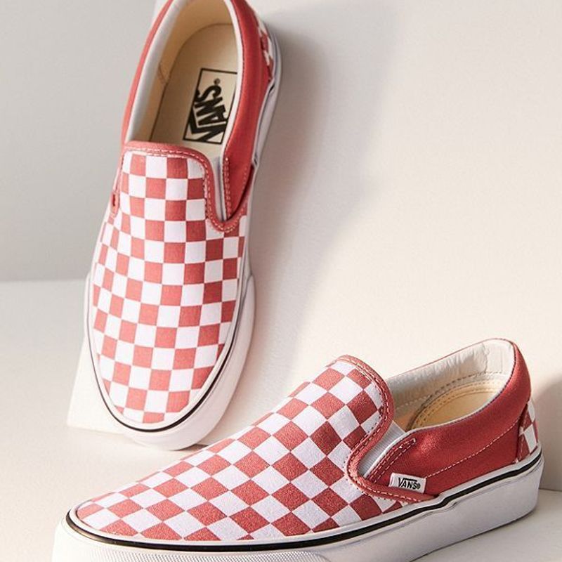 Vans store vermelho quadriculado