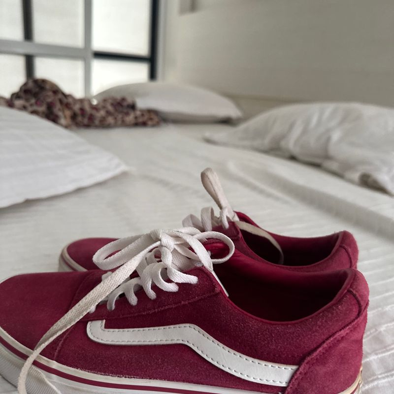 Vans Tênis Old Skool Vinho  Tênis Feminino Vans Usado 83217719