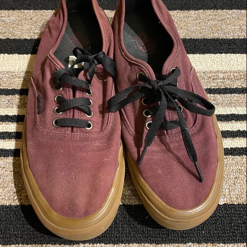Vans Authentic Vinho Tenis Vans Vinho Masculino Vans Tênis