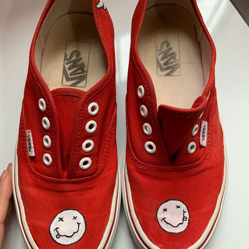 Vans Vermelho | Tênis Feminino Vans Usado 87151227 | enjoei