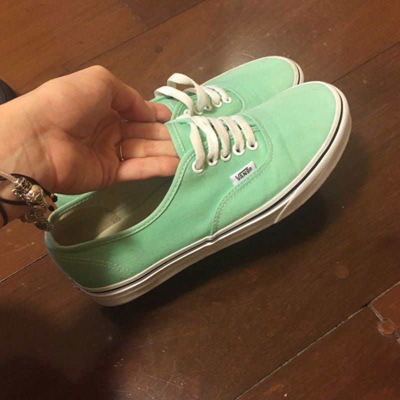 Tênis Vans Verde Água | Tênis Feminino Vans Usado 38997695 | enjoei