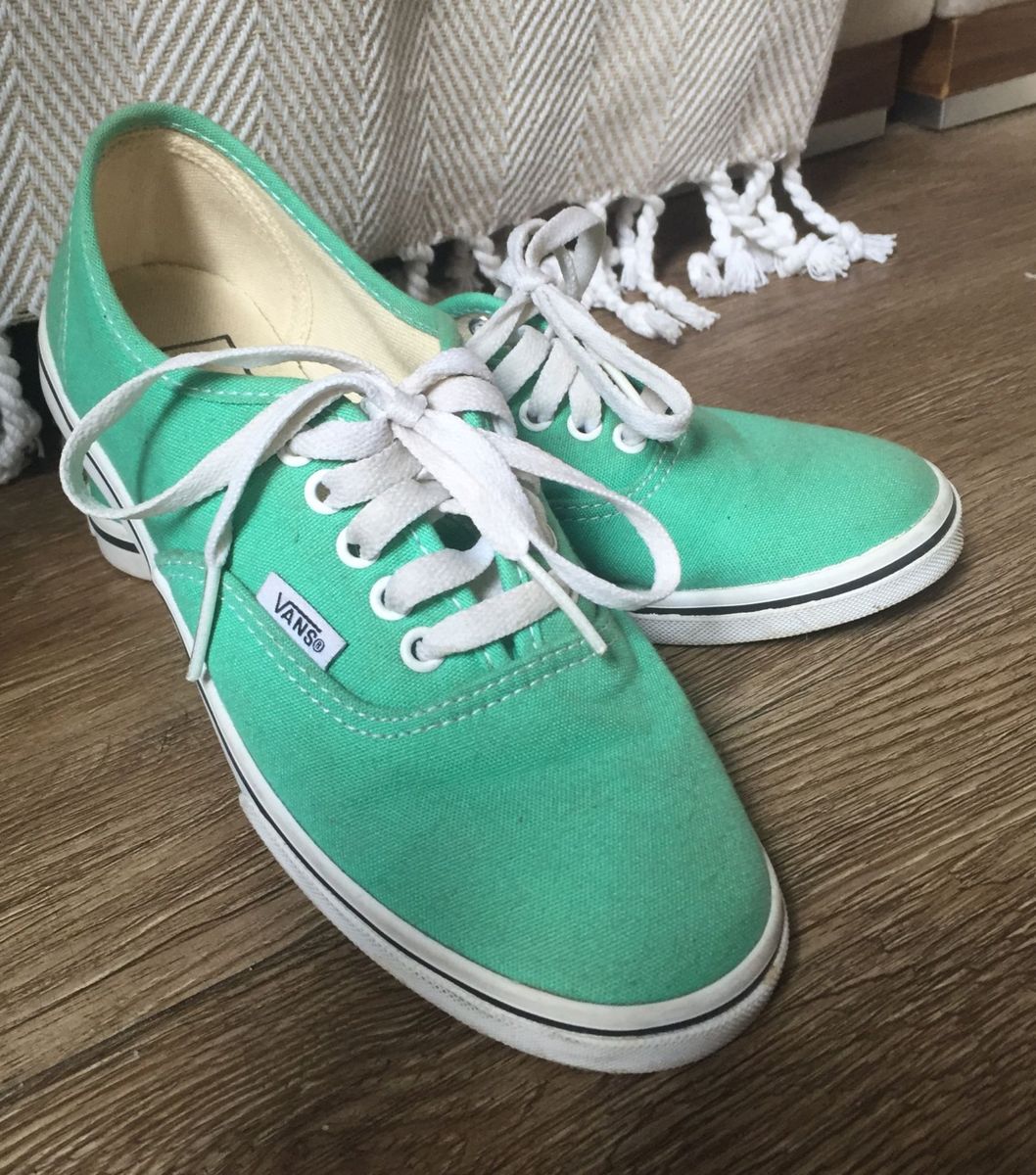 vans verde agua