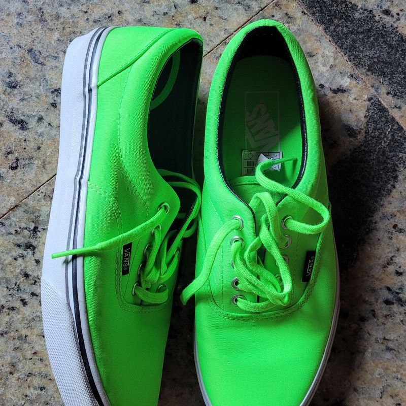 Vans Verde Fluorescentes Vans Usado 81665591 enjoei