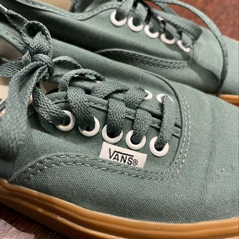 Vans verde militar discount mujer