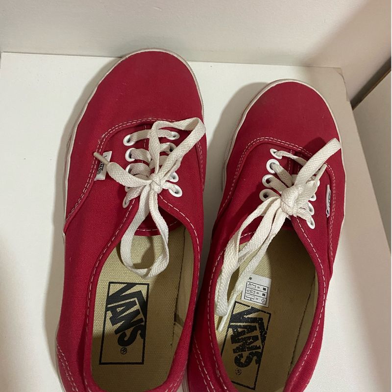 Vans best sale vermelho original