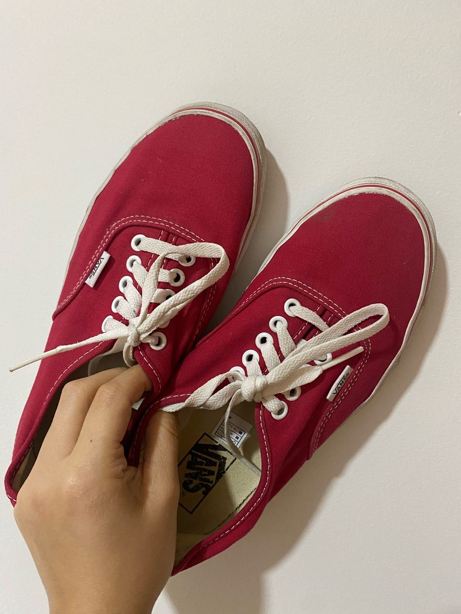 Vans deals vermelho original