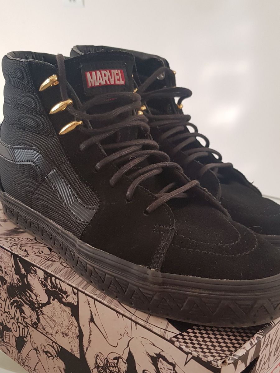 tenis vans black panther