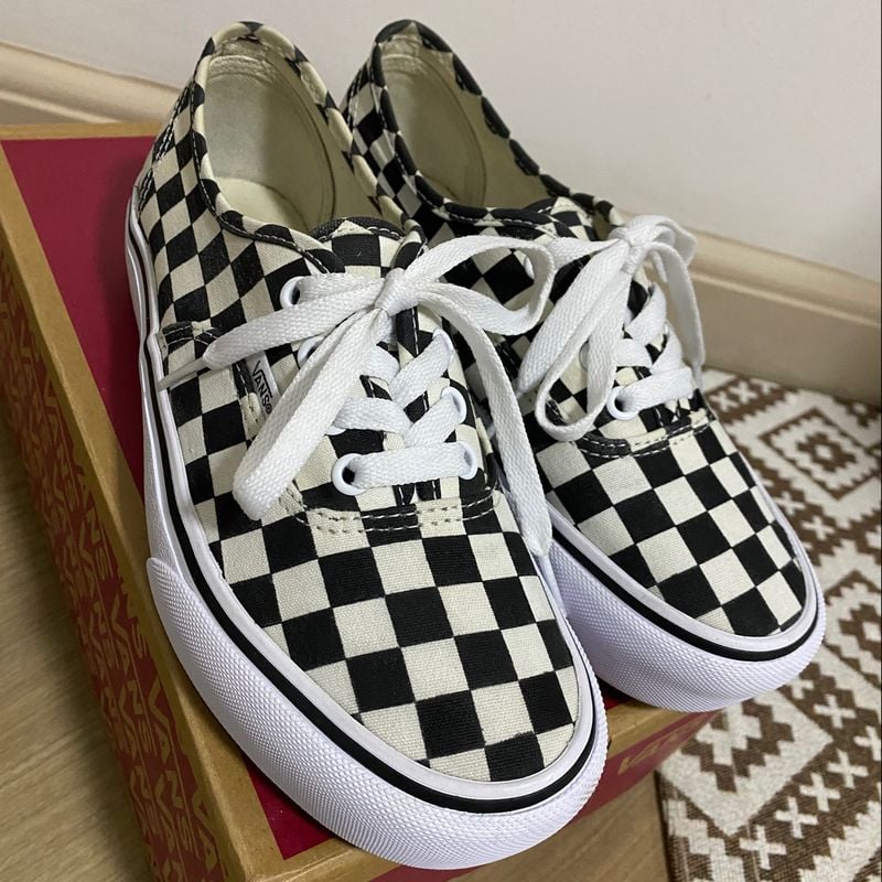 Vans xadrez 2024 mercado livre