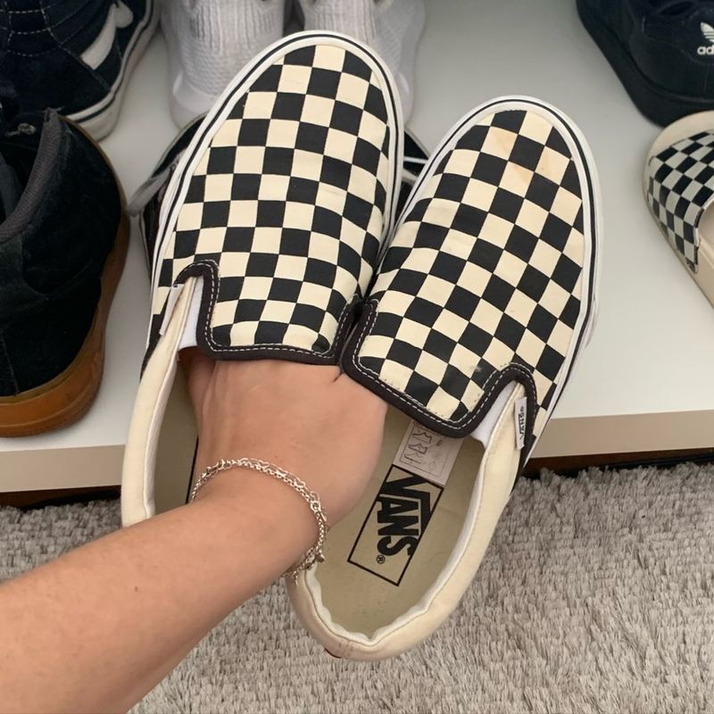 Vans slip store on xadrez feminino