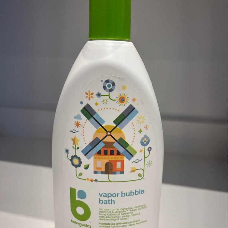 Babyganics Vapor Bubble Bath Baby Vicks Vapor Rub Baby Body Wash - Main Image