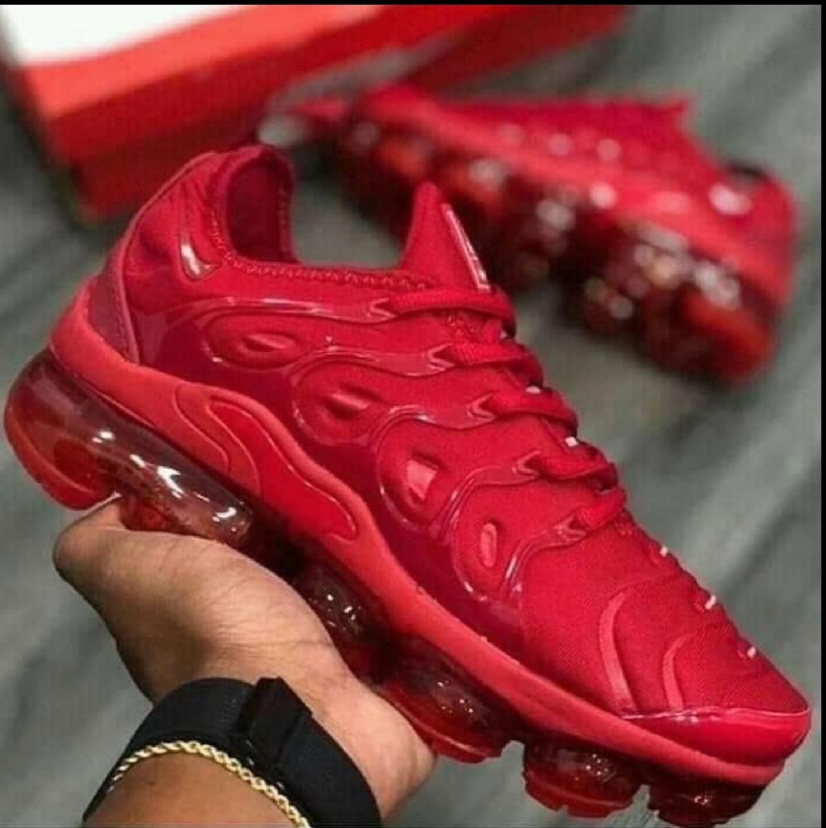 nike vapormax masculino vermelho