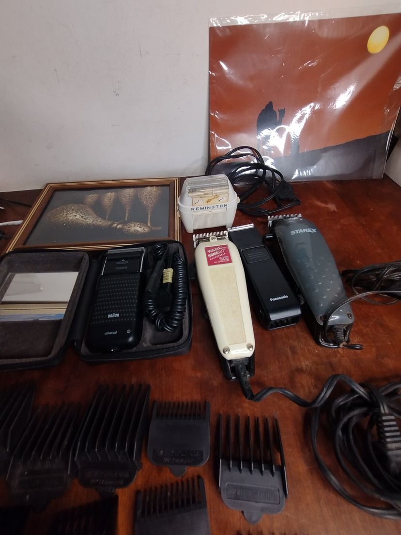 Vários Aparelhos Antigos de Corte Cabelo e Barba | Cacareco Remington ...