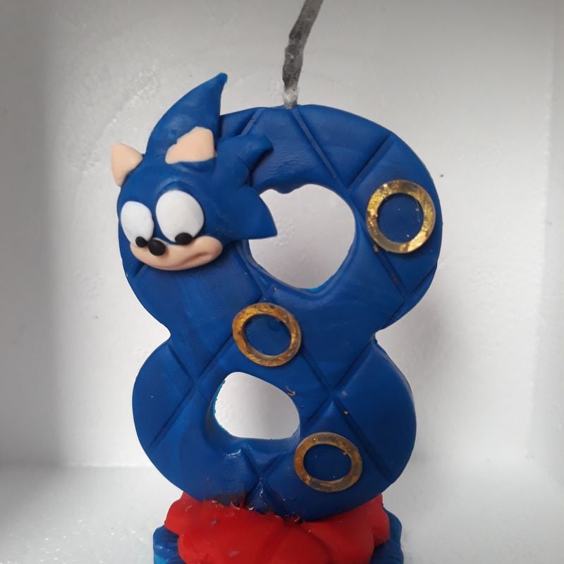 Piñata perfil Sonic